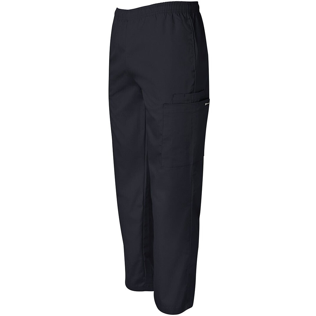 JB's Wear 4SRP Unisex Scrubs Pant - Side View | color:Black|view:side