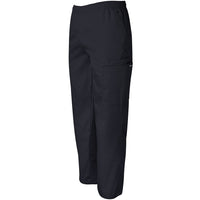 JB's Wear 4SRP Unisex Scrubs Pant - Side View | color:Black|view:side