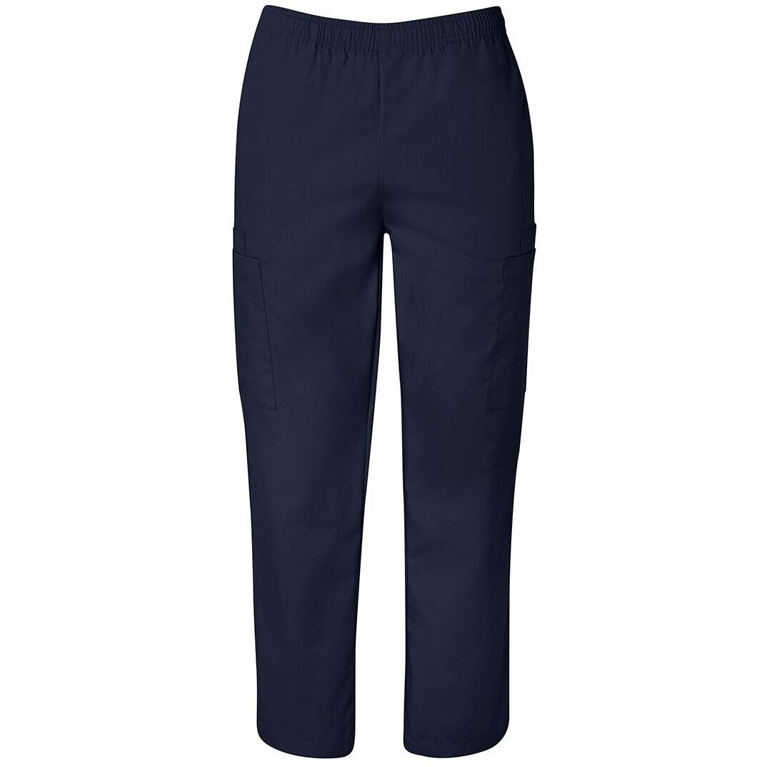 JB's Wear 4SRP Unisex Scrubs Pant - Front View | color:Navy|view:front