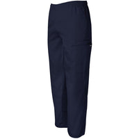 JB's Wear 4SRP Unisex Scrubs Pant - Side View | color:Navy|view:side