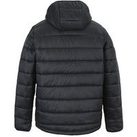 JB's Wear 3AHU Urban Hooded Puffer Jacket - Back View | color:Black|view:back