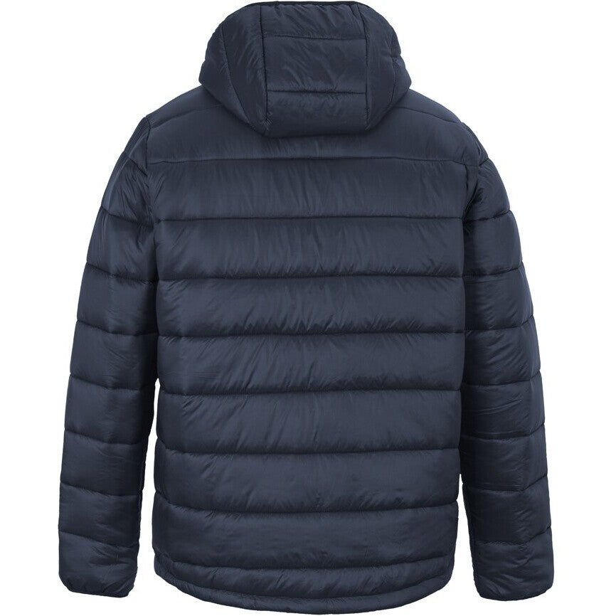 JB's Wear 3AHU Urban Hooded Puffer Jacket - Back View | color:Navy|view:back