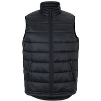 JB's Wear 3AHW Urban Puffer Vest - Front View | color:Black|view:front