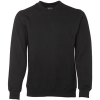JB's Wear 3FSV V-Neck Fleecy Sweat - Front View | color:Black|view:front