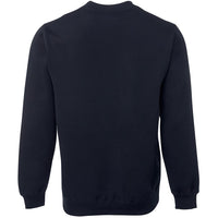 JB's Wear 3FSV V-Neck Fleecy Sweat - Back View | color:Navy|view:back