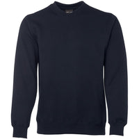 JB's Wear 3FSV V-Neck Fleecy Sweat - Front View | color:Navy|view:front