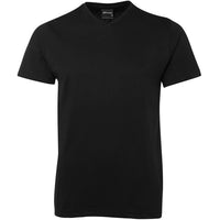 JB's Wear 1VT V-Neck Tee - Front View | color:Black|view:front
