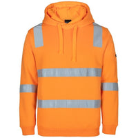 JB's Wear 6DAVH VIC Rail (D+N) Hoodie - Front View | color:Orange|view:front