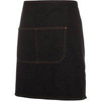 JB's Wear 5ADW Waist Denim Apron (Including Strap) - Side View | color:Black|view:side