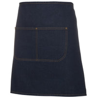 JB's Wear 5ADW Waist Denim Apron (Including Strap) - Side View | color:Navy|view:side